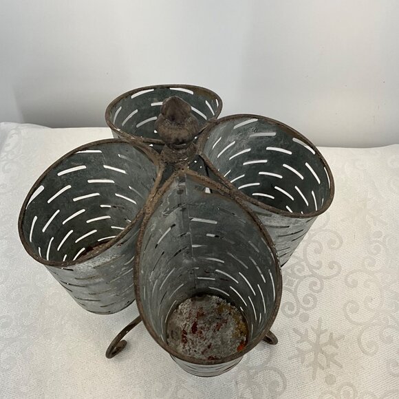 Metal 4-Compartment Organizer Swivel - Picture 2 of 7